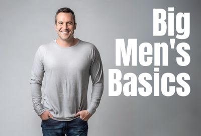 Big Men's Basics. Find comfy, stylish big men's clothes
