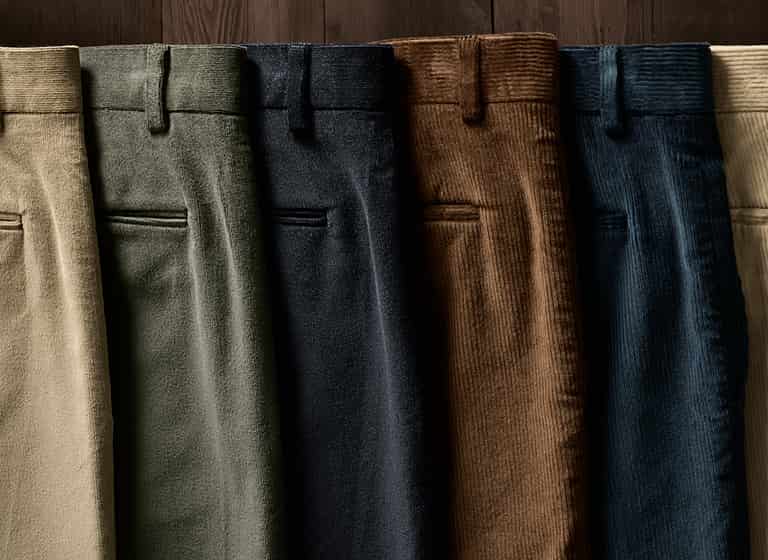 ERMENEGILDO ZEGNA Men's Brown Slim Fit Corduroy Pants Cotton Size 54 (  34/32 ) | eBay
