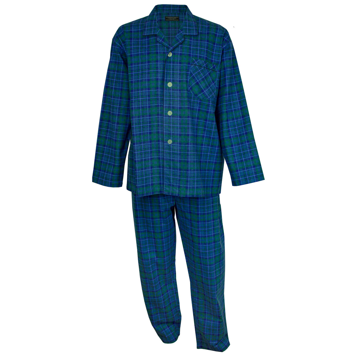 Contare 100% Cotton Tartan Pyjamas Set