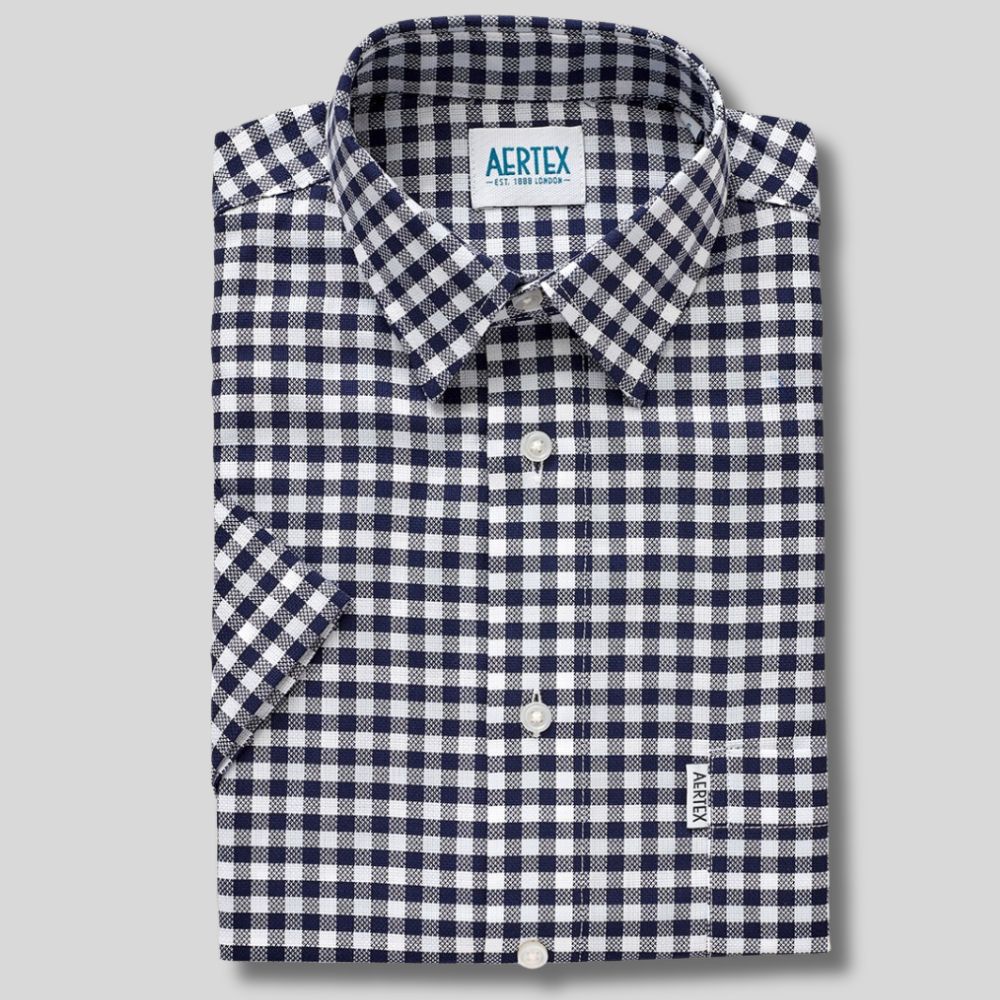 David Check Short Sleeve Shirt