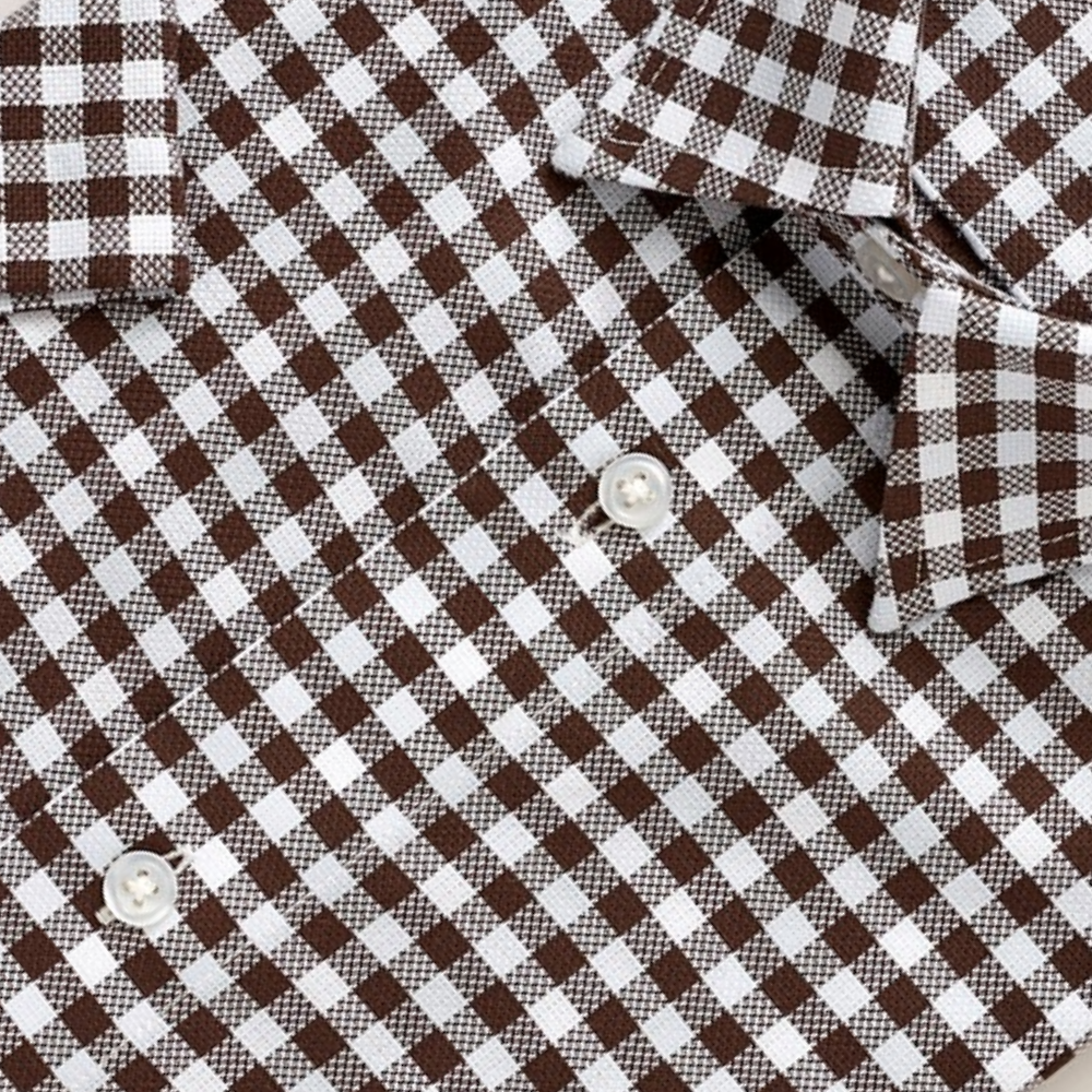 David Check Short Sleeve Shirt