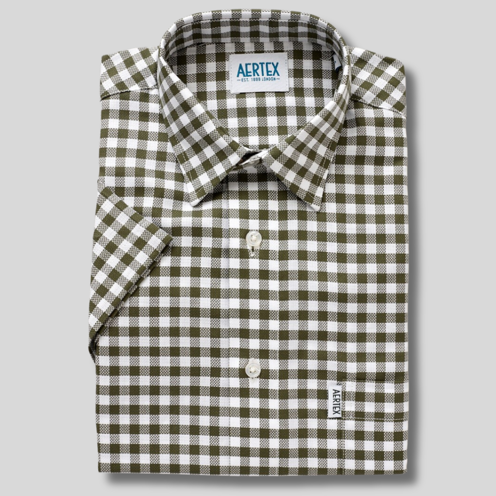 David Check Short Sleeve Shirt