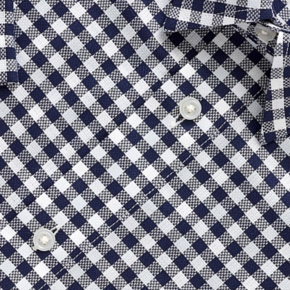 David Check Short Sleeve Shirt