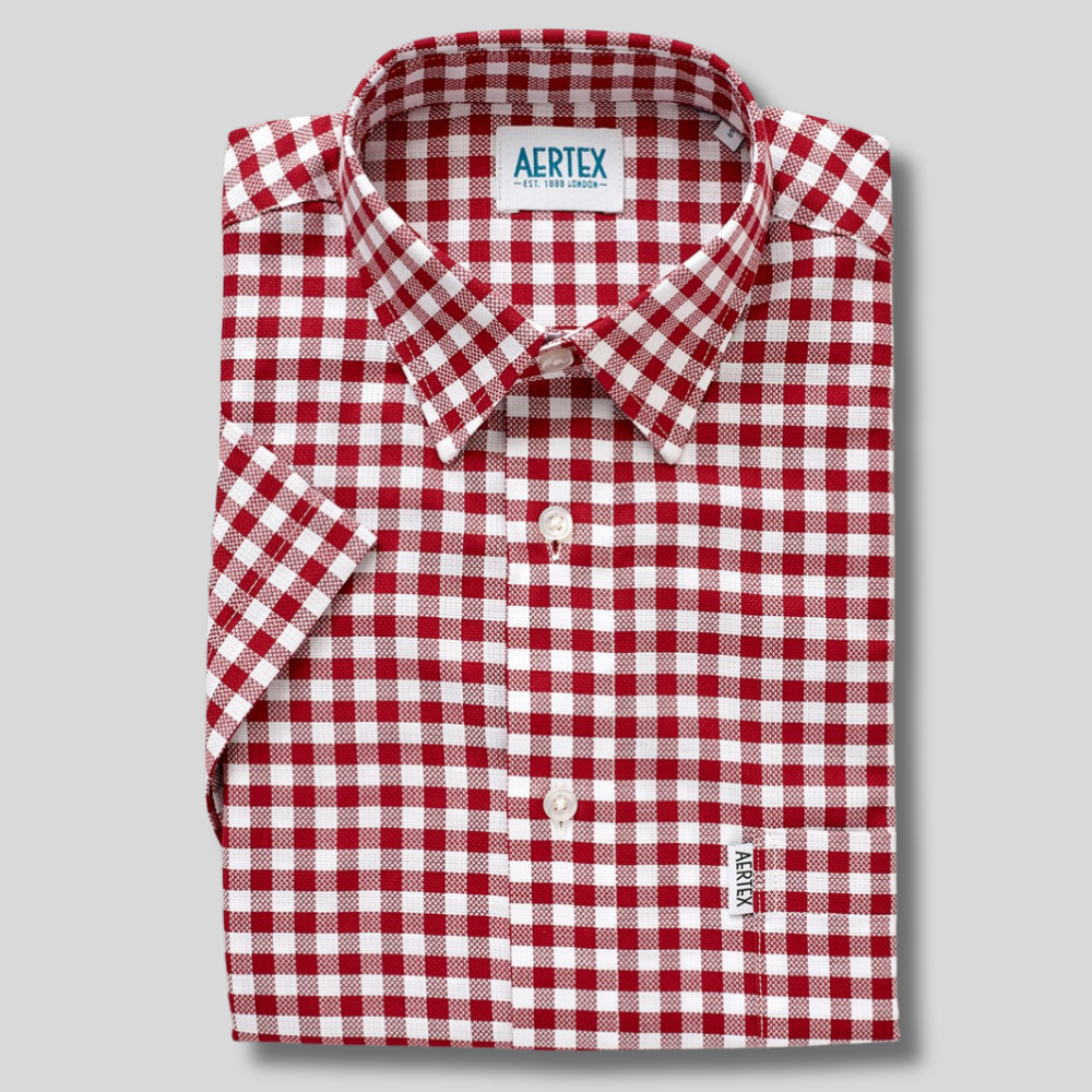 David Check Short Sleeve Shirt