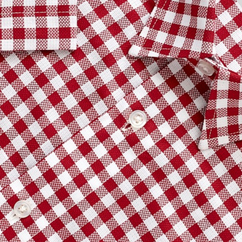 David Check Short Sleeve Shirt