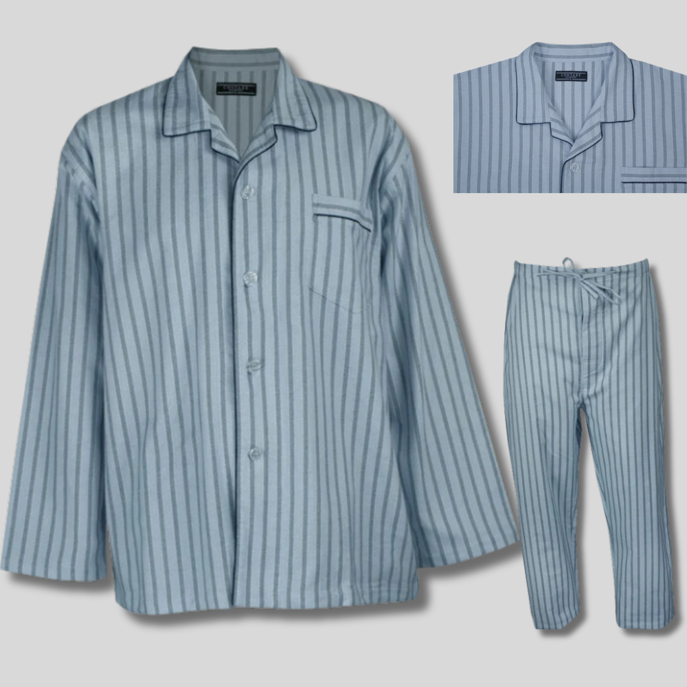 Contare 100% Cotton Flannelette Pyjamas Set