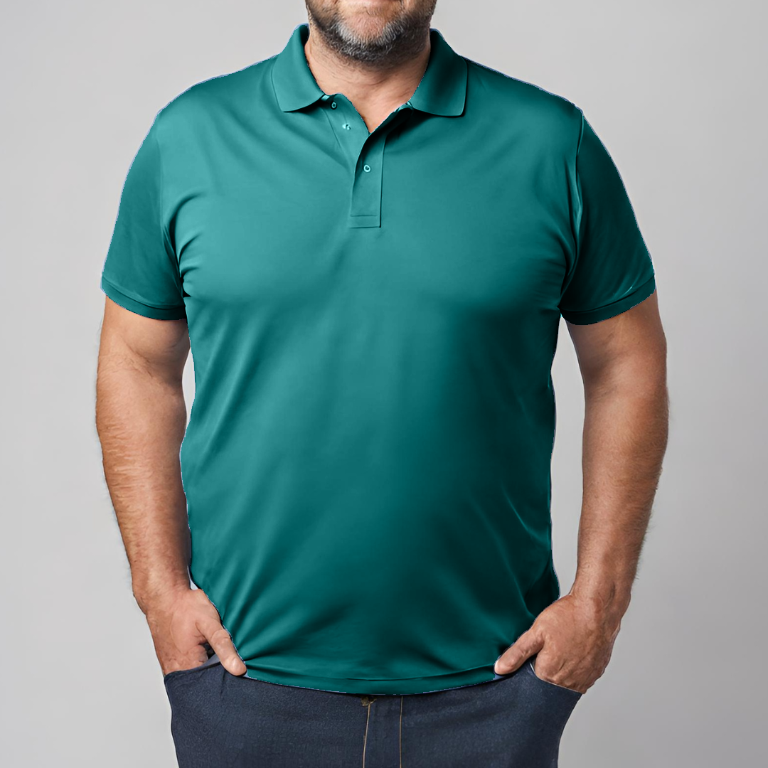 Big Men&#39;s Easy Care Pique Polo