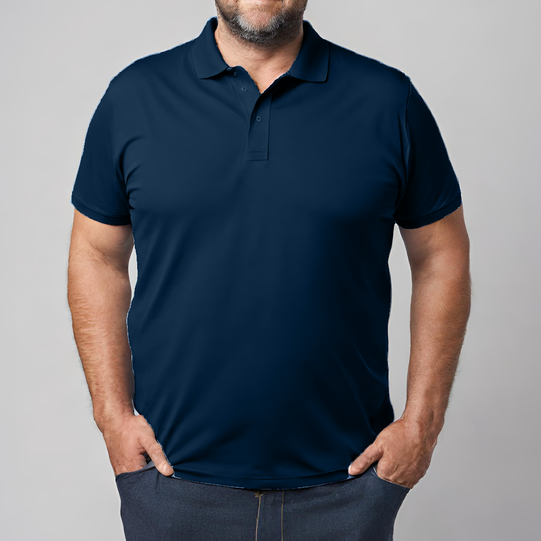 Big Men&#39;s Easy Care Pique Polo