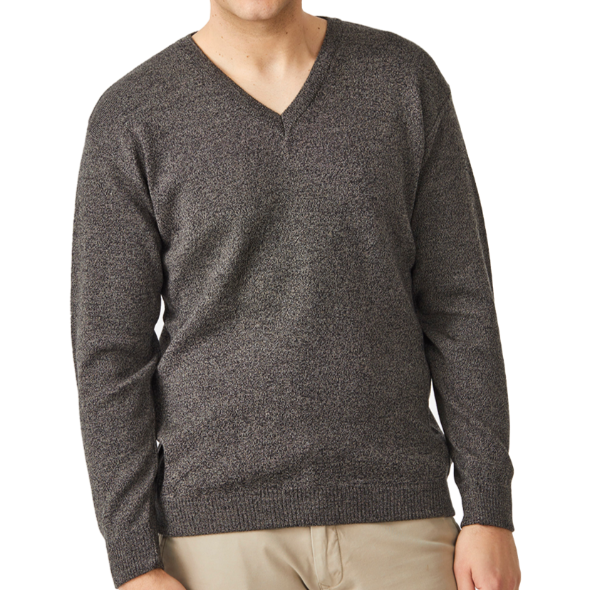 Merino V Neck Sweater - Ron Bennett Big Mens 