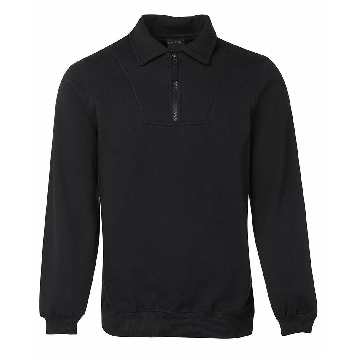 Big Men&#39;s 1/2 Zip Fleecy Sweat