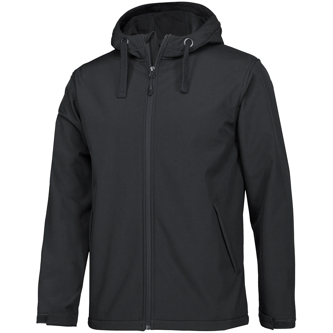 Big Men&#39;s Water Resistant Softshell Hooded Jacket