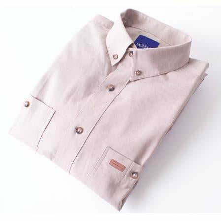 Gloweave Classic Chambray Shirt in Sand