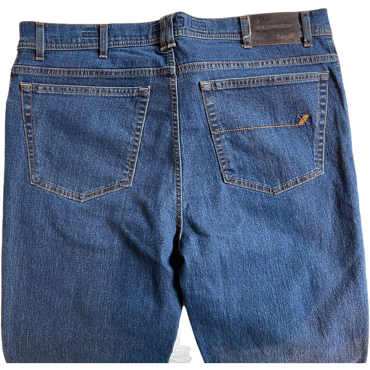 Maxitalia Blue Stretch Denim 5 Pocket Jean