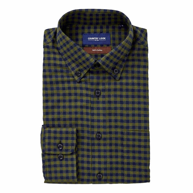 Galway Shirt in Navy Check
