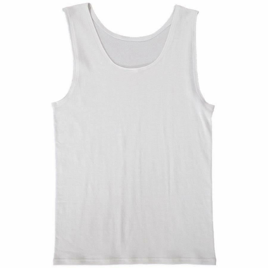 Tradies Big Fella Singlet White