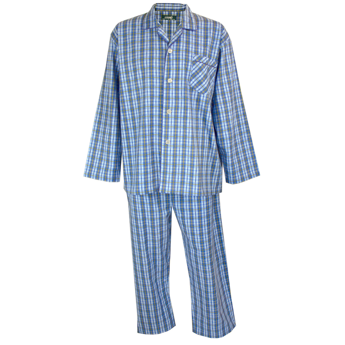 Lynx Flannelette 100% Cotton Flannel Pyjamas