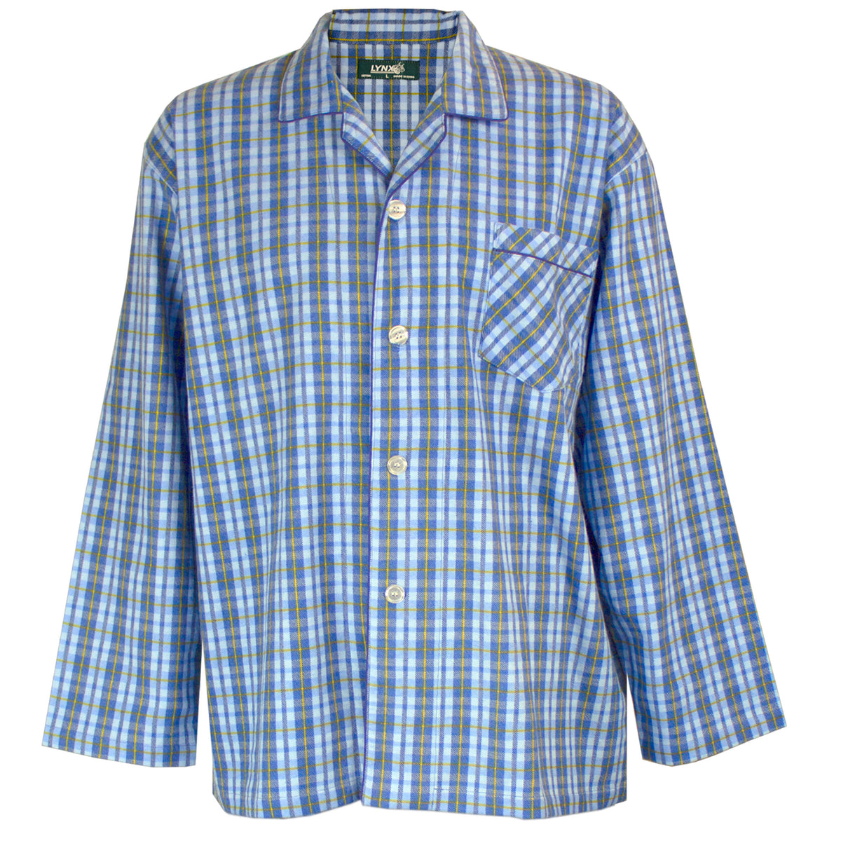 Lynx Flannelette 100% Cotton Flannel Pyjamas