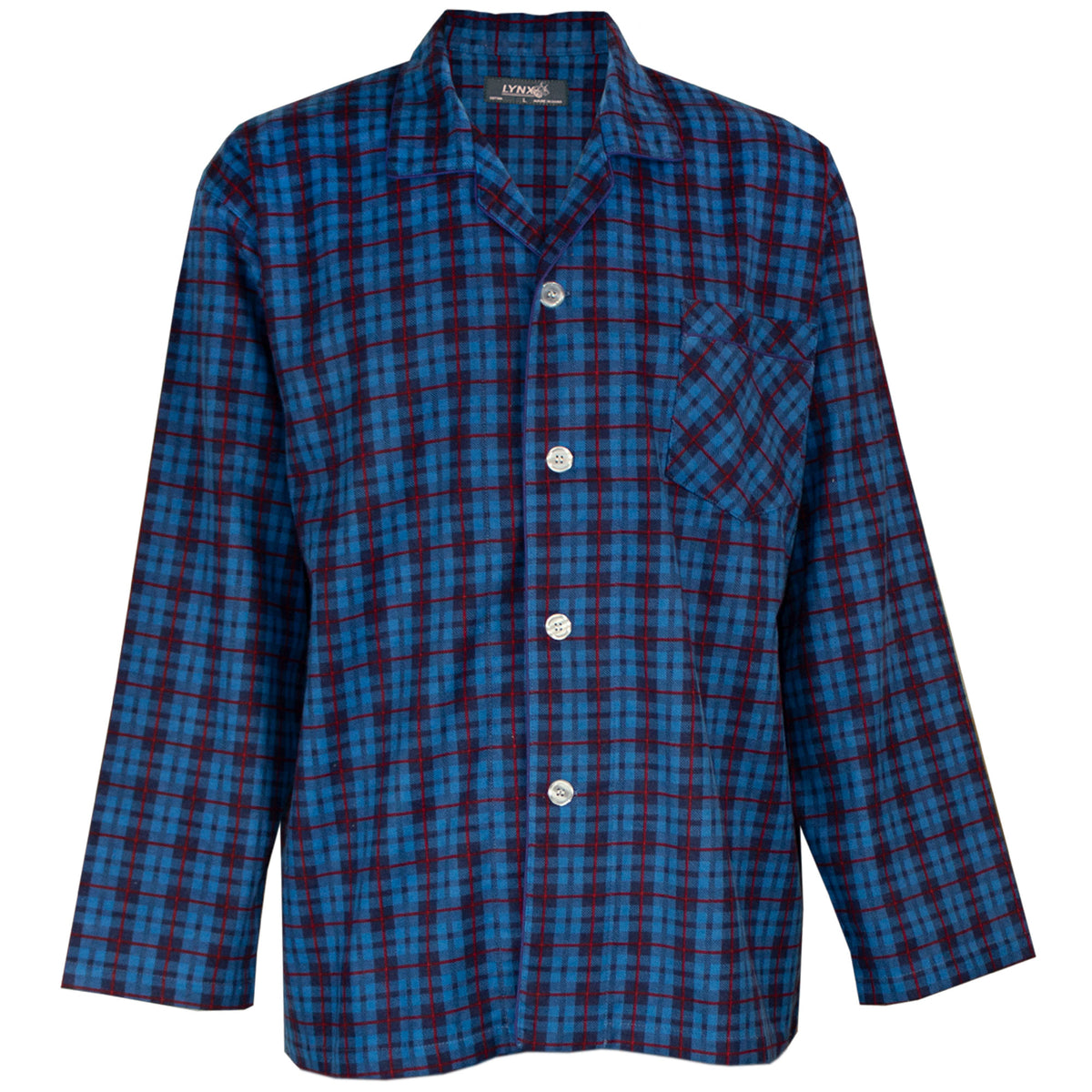 Lynx Flannelette 100% Cotton Flannel Pyjamas