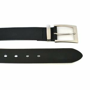Ashlar Leather Dress Belt 35mm in Black