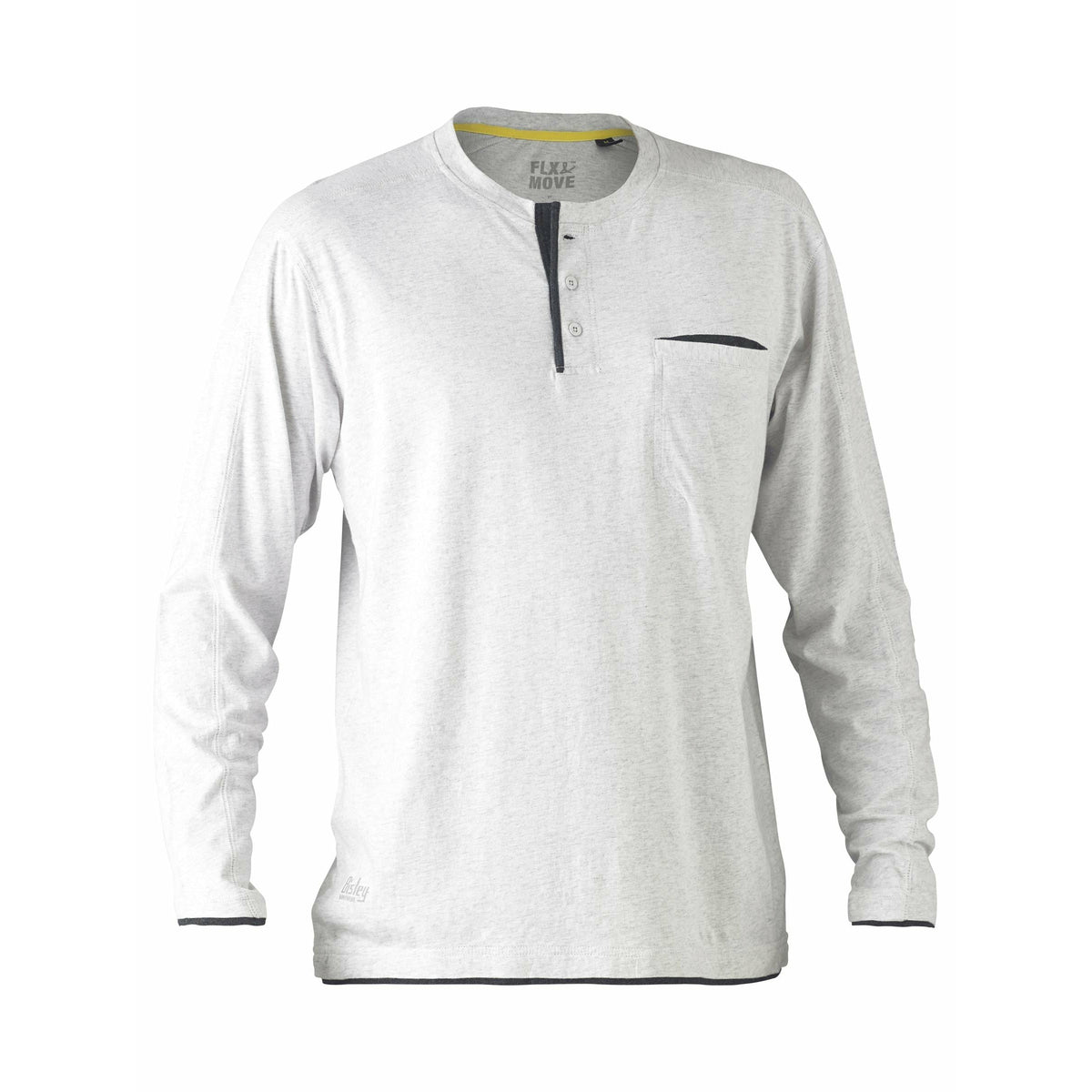 Bisley Henley Long Sleeve Tee