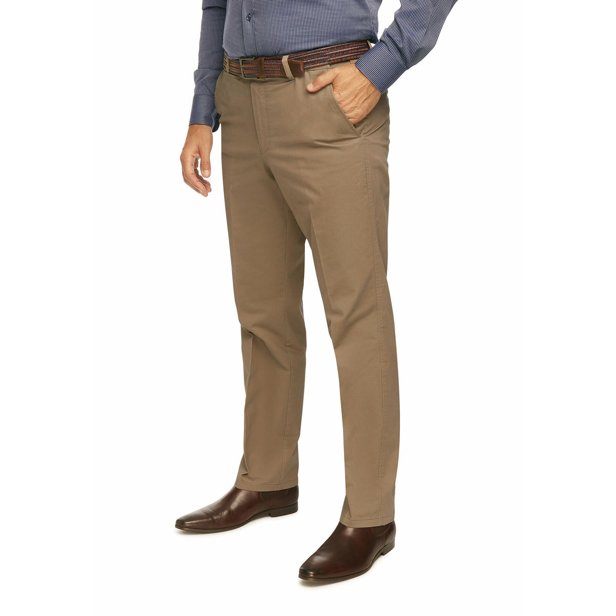 City Club Mariner Harbour Flexi Waist Cotton Stretch Chinos