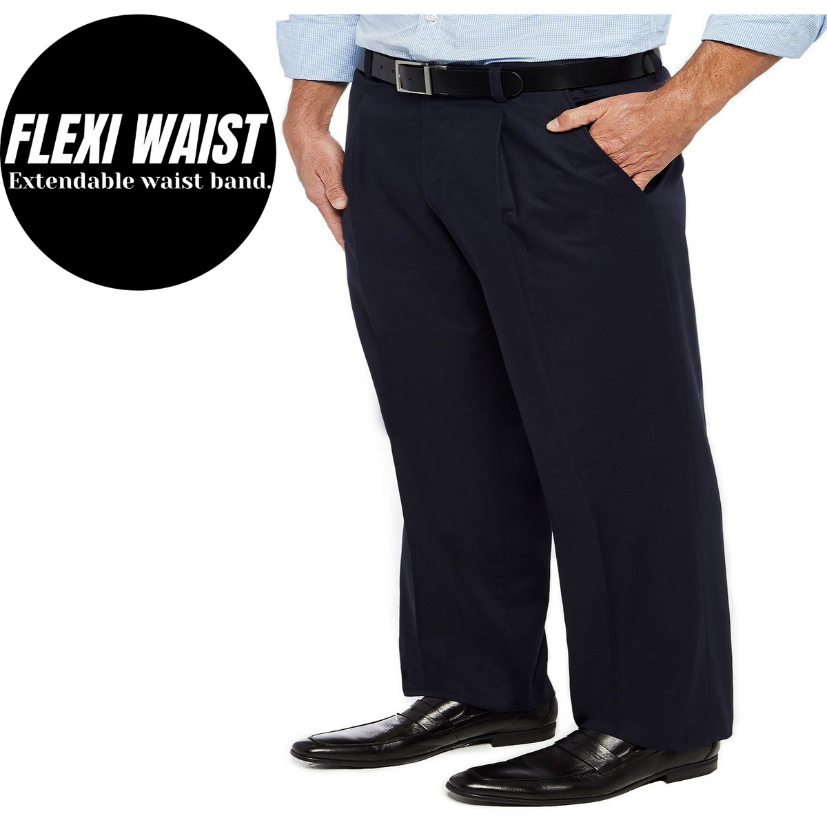 Nerang Flex Wrinkle Resistant Single Pleat Chino