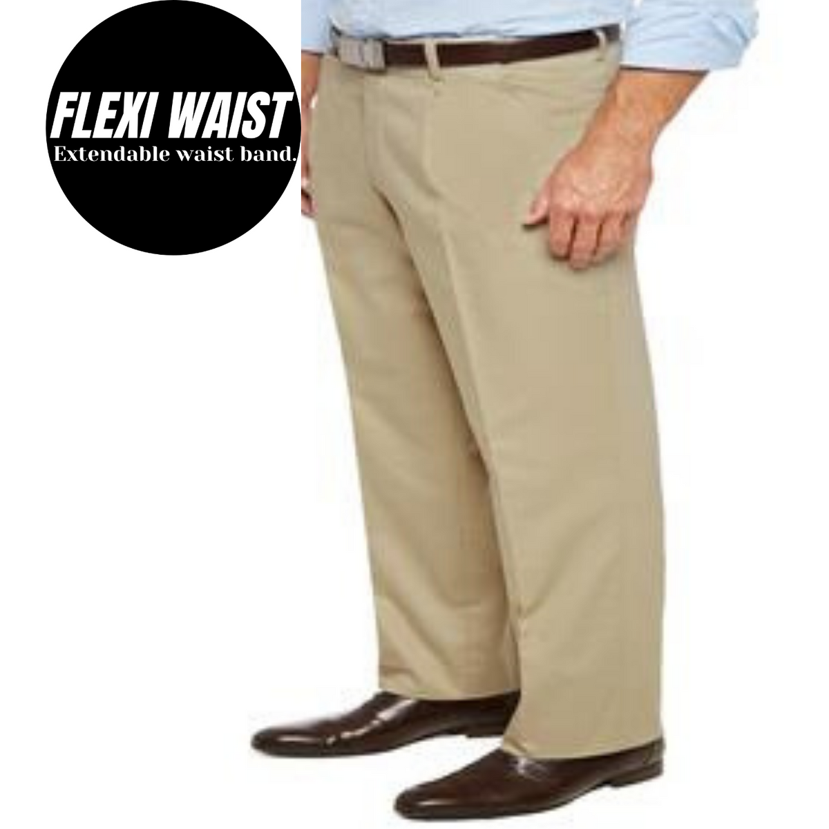 Nerang Flex Wrinkle Resistant Single Pleat Chino