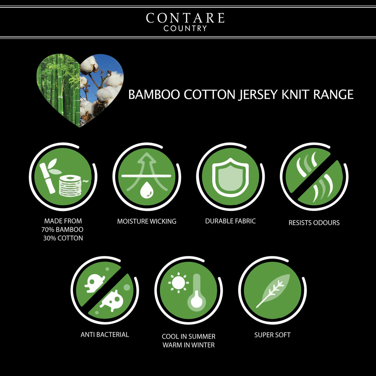 Bamboo &amp; Cotton Lightweight Jersey Lounge Pant