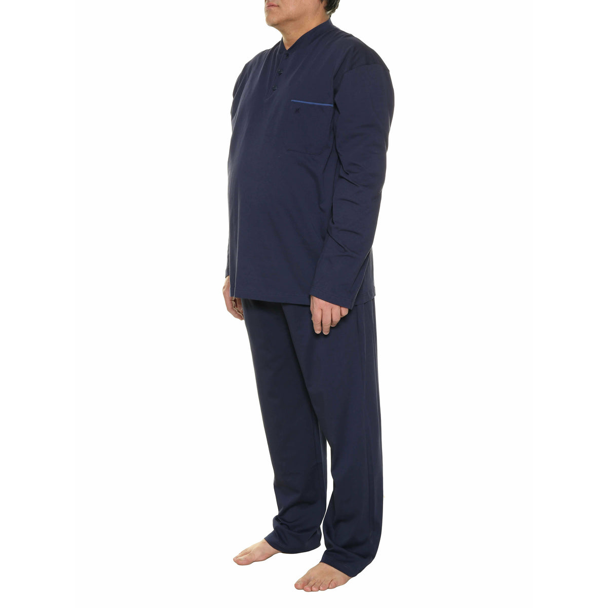 Maxitalia Bigger Blokes 7X-10X Navy Cotton PJs
