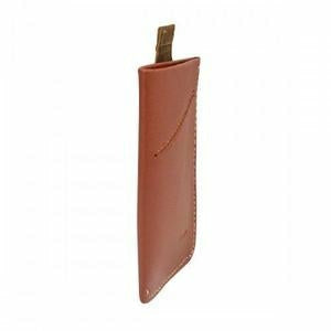 Harris Tan Genuine Leather Thin Card Wallet in Gift Envelope