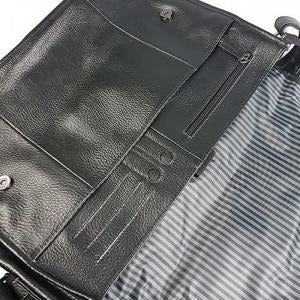 Harry Black Leather Business Satchel Bag