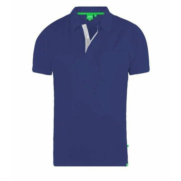 HiFlyers Combed Cotton Pique Polo With Chest Pocket