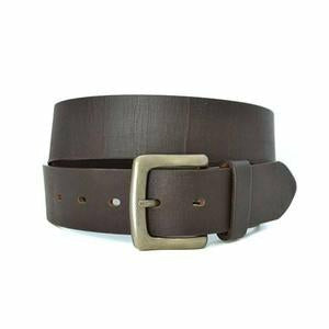 Jasper Mens Brown Leather Dress Belt 37mm Width