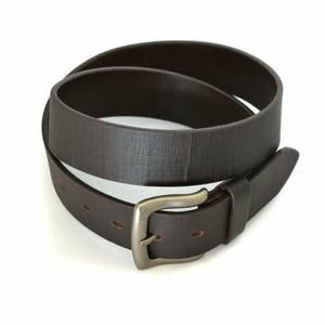 Jasper Mens Brown Leather Dress Belt 37mm Width