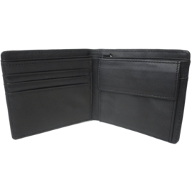 Lachlan Black Genuine Leather Spike Wallet in Gift Box