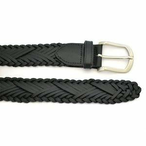 Nelson Black Genuine Leather Belt 35mm wide