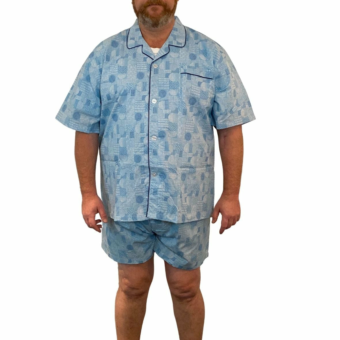 Contare Sky Cotton Rich Short PJs Set