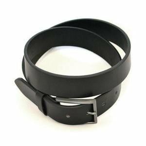 Stavros Black Leather Dress 32mm Belt
