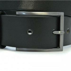 Stavros Black Leather Dress 32mm Belt