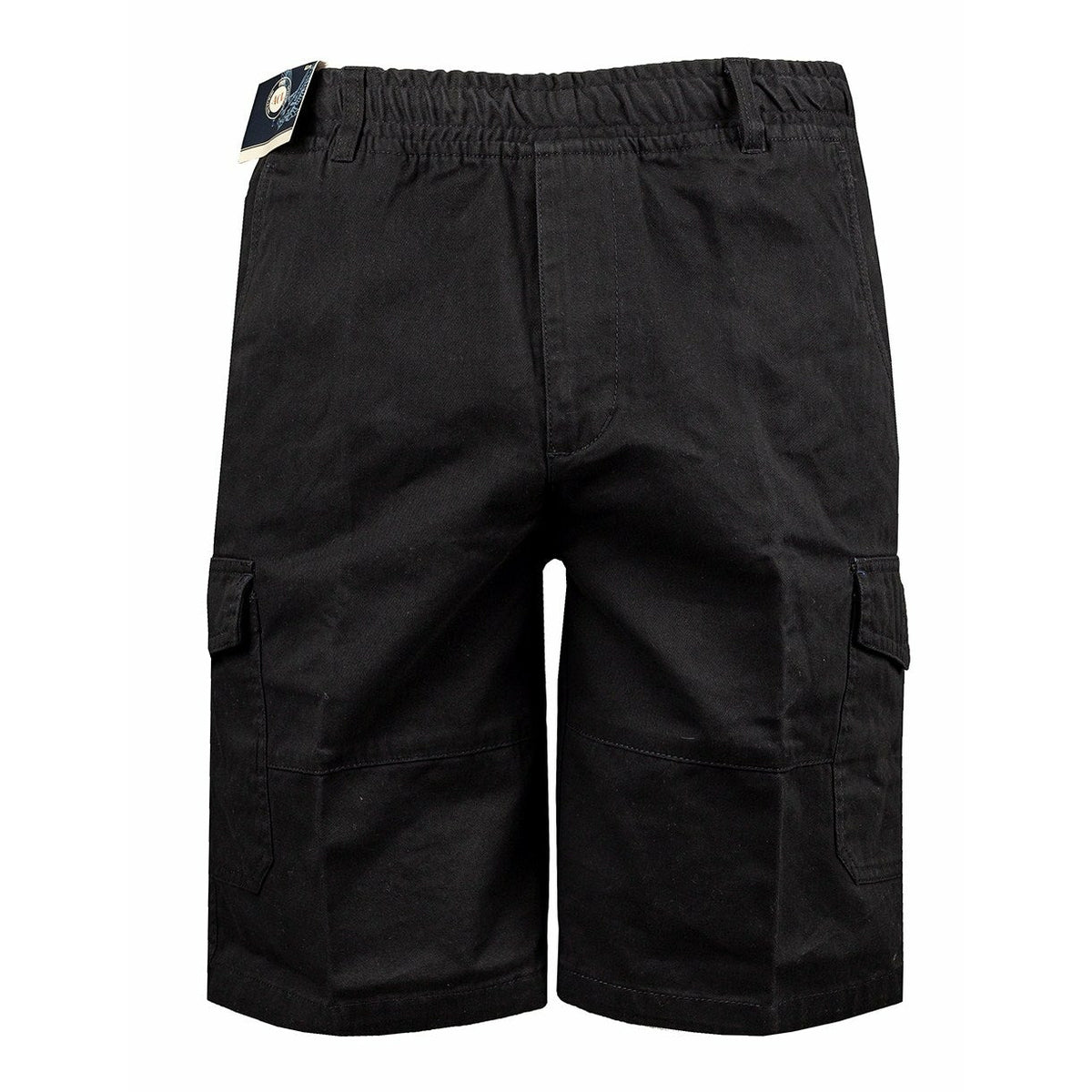 ACL Flexi-Waist Cargo Short in Black