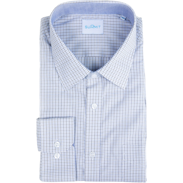 Summit Edmund FYH145 Shirt in Black Mini Check