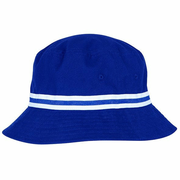 Big Men&#39;s Stripe Band Bucket Hat
