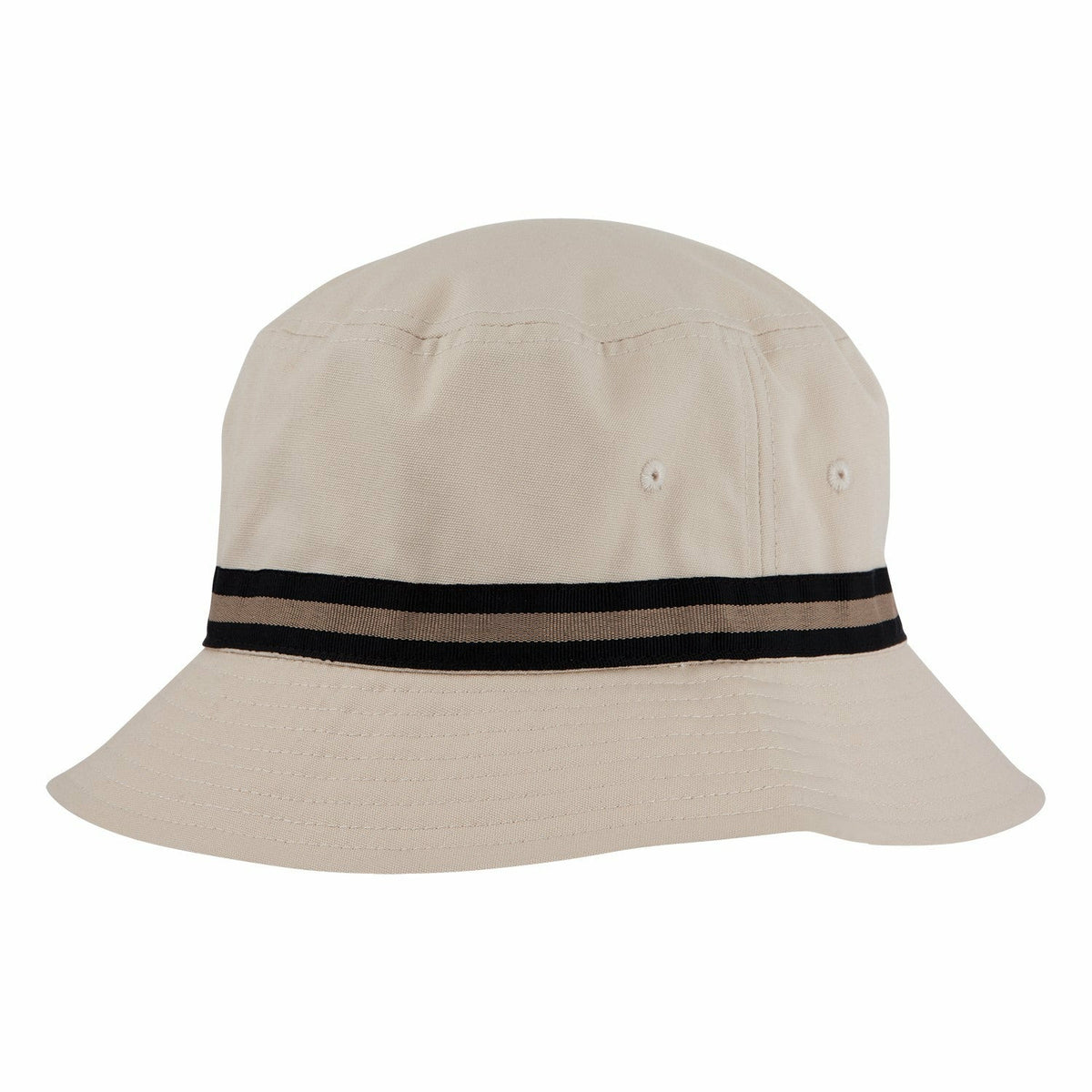 Big Men&#39;s Stripe Band Bucket Hat