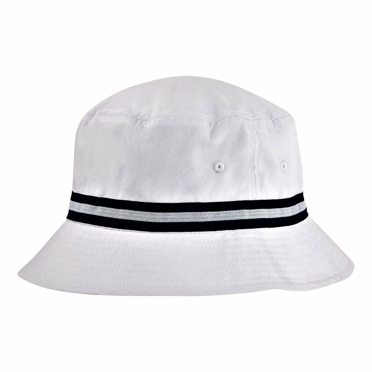 Big Men&#39;s Stripe Band Bucket Hat