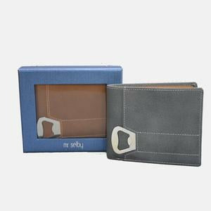Tiger Tan Genuine Leather Wallet with Bottle Opener in Gift Box