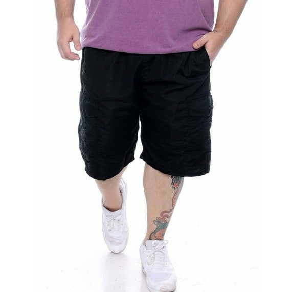 ACL Flexi-Waist Cargo Short in Black