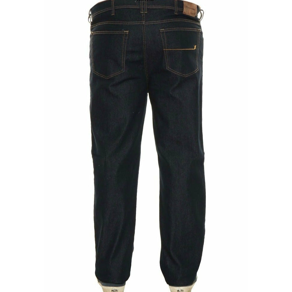 Maxitalia Navy Stretch Denim 5 Pocket Jean