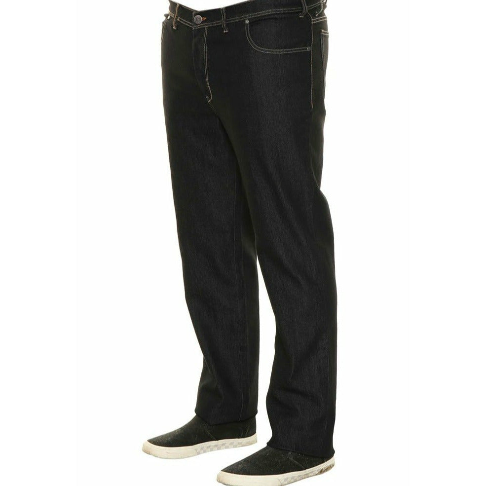 Maxitalia Black Stretch Denim 5 Pocket Jean
