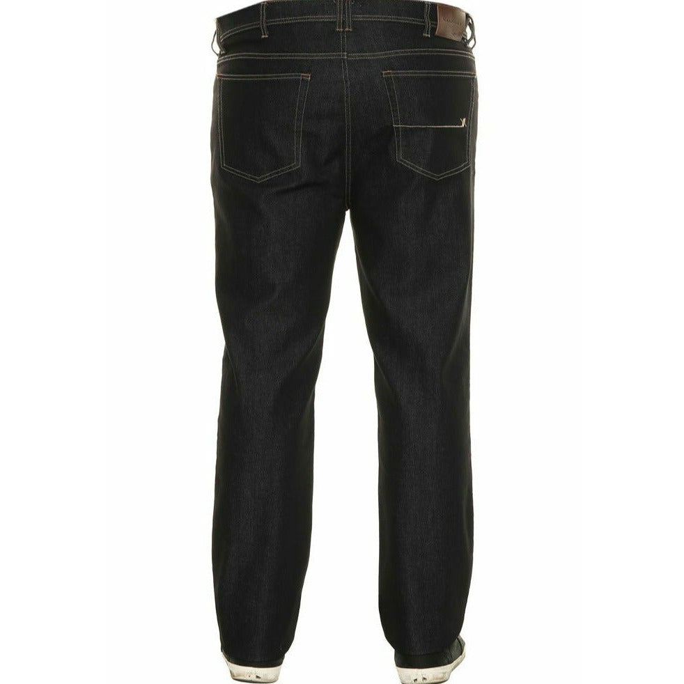 Maxitalia Black Stretch Denim 5 Pocket Jean